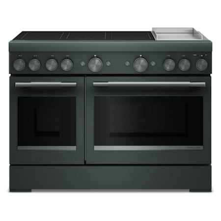 KitchenAid 48 Inch Wide Free Standing, Slide In Induction Range with Air Fry and Even-Heat True Convection Juniper