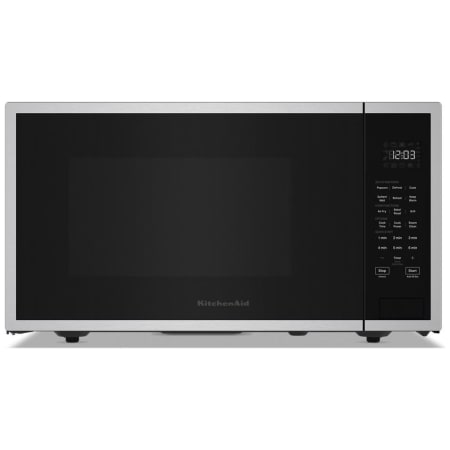 KitchenAid 22 Inch Wide 1.6 Cu. Ft. 1200 Watt Countertop Microwave with Sensor Functions Stainless Steel