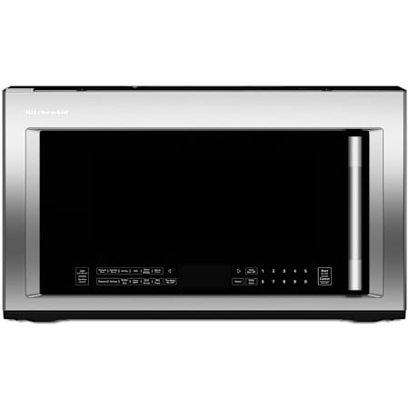 KitchenAid 30 Inch Wide 1.9 Cu. Ft. 1600 Watt Over the Range Microwave with Air Fry Mode Stainless Steel