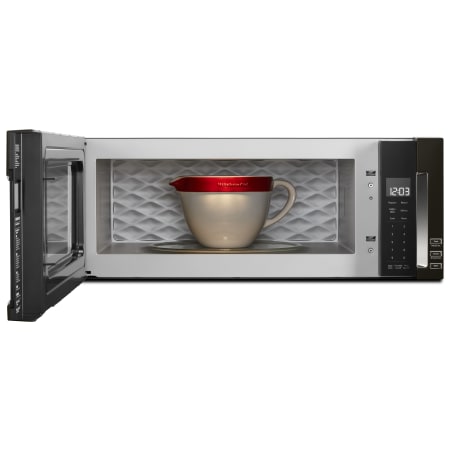 KitchenAid-KMLS311H-Open with Cookware