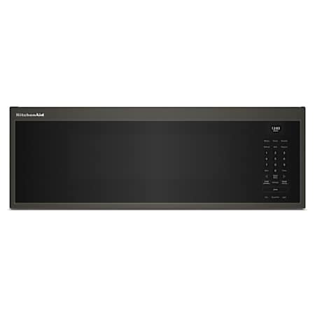 KitchenAid 30 Inch Wide 1.1 Cu. Ft. 1000 Watts Over the Range Microwave with Dual Fan Ventilation System and Sensor Cooking Functions Black Ore