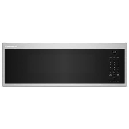 KitchenAid 30 Inch Wide 1.1 Cu. Ft. 1000 Watt Fingerprint Resistant Over the Range Microwave with Dual Fan Ventilation Fingerprint Resistant Stainless Steel