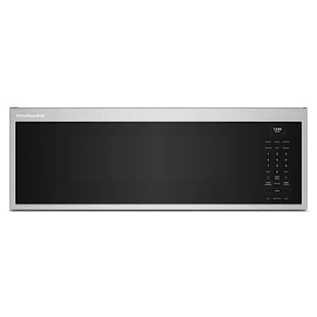 KitchenAid 30 Inch Wide 1.1 Cu. Ft. 1000 Watts Over the Range Microwave with Dual Fan Ventilation System and Sensor Cooking Functions Fingerprint Resistant Stainless Steel