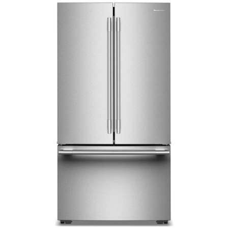 KitchenAid 36 Inch Wide 24 Cu. Ft. Energy Star Certified Fingerprint Resistant French Door Refrigerator with Max Cool and Max Freeze PrintShield Stainless
