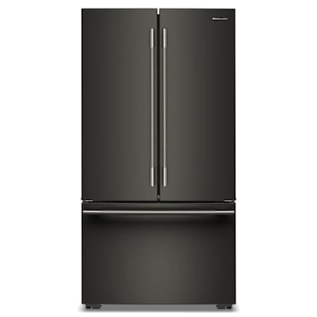 KitchenAid 36 Inch Wide 24.8 Cu. Ft. Energy Star Certified French Door Refrigerator Black Ore