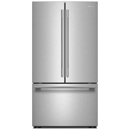 KitchenAid 36 Inch Wide 30.52 Cu. Ft. Energy Star Certified Fingerprint Resistant French Door Refrigerator with Max Freeze and Max Cool PrintShield Stainless