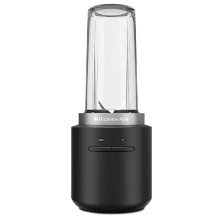 KitchenAid 16 Oz. Countertop Cordless Blender with Travel Lid and BPA Free Matte Black