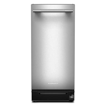 KitchenAid 15 Inch Wide Built-In Trash Compactor with Built-In Odor Management System Stainless Steel