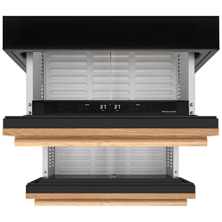 KitchenAid 24 Inch Wide 8.6 Cu. Ft. Energy Star Certified Panel Ready Refrigerator Drawer with Temperature Monitoring System and Door Alarm Panel Ready