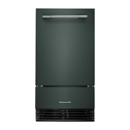 KitchenAid 18 Inch Wide 35 Lbs. Capacity Free Standing, Built-In Ice Maker with Max Ice and Self-Cleaning Cycle Juniper