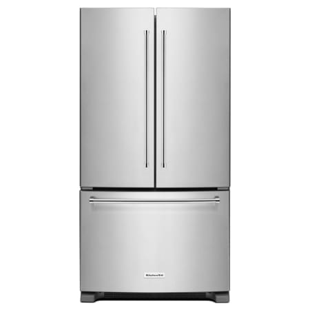 KitchenAid 36 Inch Wide 25 Cu.Ft. Standard Depth French Door Refrigerator with ExtendFresh™ and FreshChill™ Stainless Steel