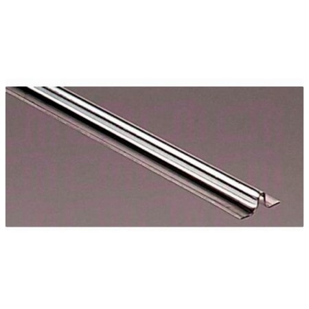 Knape and Vogt 455 Series 144 Inch Long Sliding Cabinet Door Lower T Guide Track - Single Track Steel