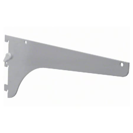 Knape and Vogt 87 Series 14 Inch Long Heavy Duty Single Slot Shelf Bracket with 1060 lbs Weight Capacity Anochrome