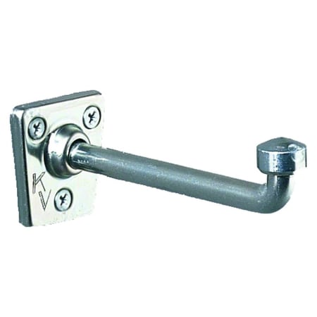 Knape and Vogt 10 Inch Single Prong Utility Hook Chrome