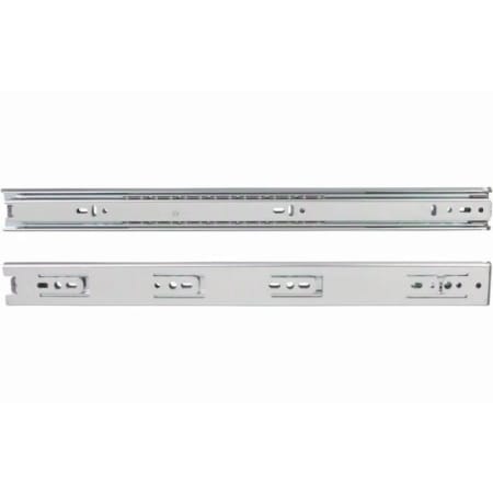 Knape and Vogt 4400 Series 12 Inch Full Extension Side Mount Ball Bearing Drawer Slide with 65 Lbs. Weight Capacity - Pair Zinc