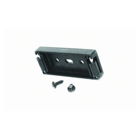 Knape and Vogt Raised Panel Cassette Roller for Cabinet Pocket Doors - Single Black