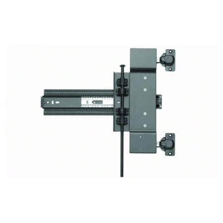 Knape and Vogt Pocket Door Full Overlay Kit for Mepla Hinges Black