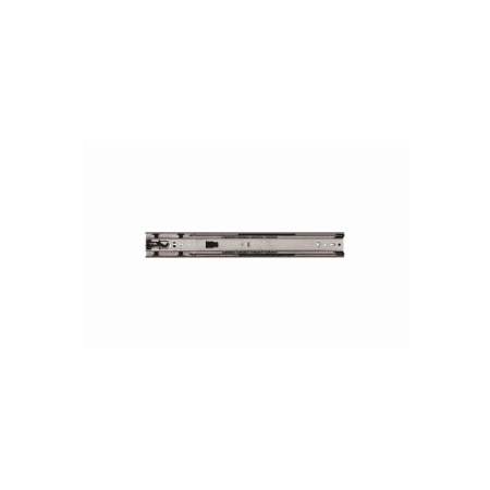 Knape and Vogt 8417 Series 20 Inch Full Extension Side Mount Ball Bearing Drawer Slide with 100 Lbs. Weight Capacity and Self Close - Pair Anochrome