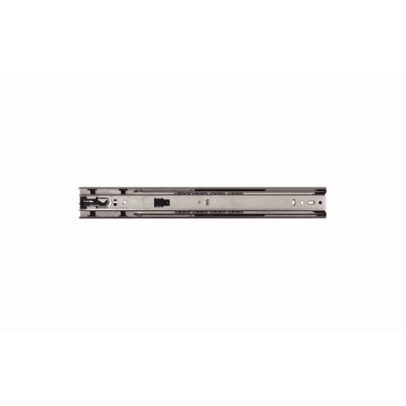 Knape and Vogt 8417 Series 26 Inch Full Extension Side Mount Ball Bearing Drawer Slide with 100 Lbs. Weight Capacity and Self Close - Pair Anochrome