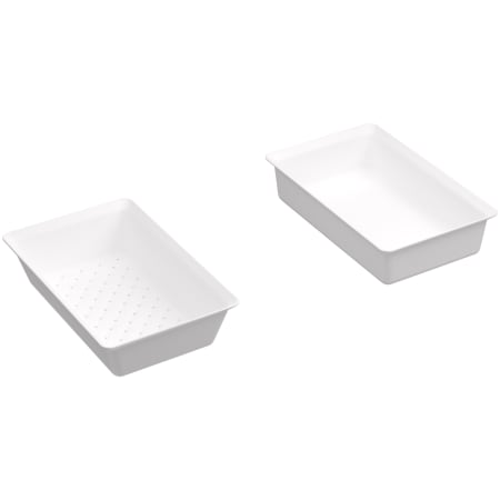 Kohler Prolific Set of 10" Soaking Bin and Colander White