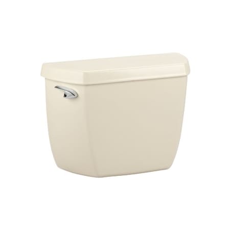 Kohler Highline/Wellworth 1.1 gpf toilet tank with tank cover locks and left-hand trip lever Almond