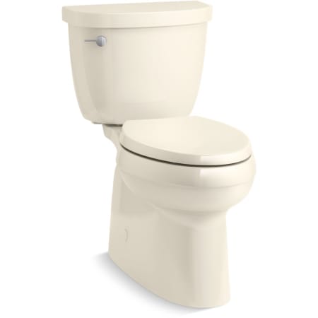 Kohler Cimarron Comfort Height 1.28 GPF Two-Piece Elongated Toilet with Fully Skirted Trapway and AquaPiston Flushing Technology Almond