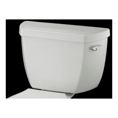 Kohler Highline Pressure Lite toilet tank with tank cover locks and right-hand trip lever White
