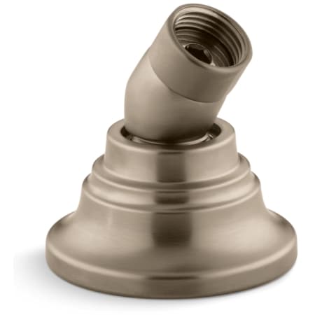 Kohler Adjustable Deck or Bath Mounted Hand Shower Holder with 1/2" Connection from Bancroft Collection Brushed Bronze