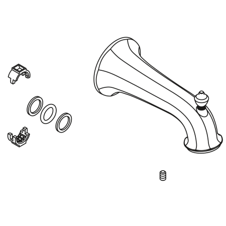 Kohler Kelston Tub Spout Only Oil Rubbed Bronze (BRZ)