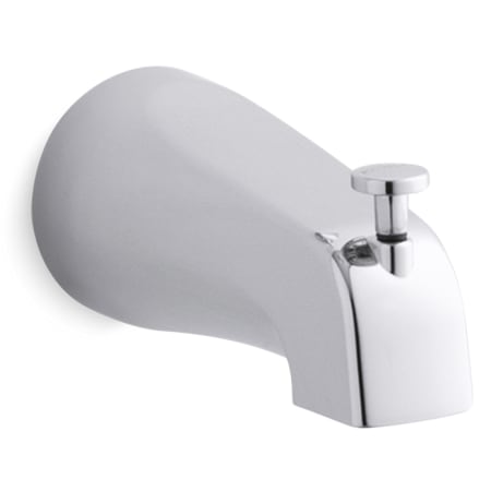 Kohler Classic Diverter Bath Spout with Slip-Fit Connection from Coralais Collection Polished Chrome