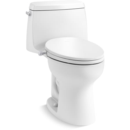 Kohler Santa Rosa One-Piece Comfort Height Compact Elongated Toilet - Includes PureWash M300 Elongated Manual Bidet Seat White