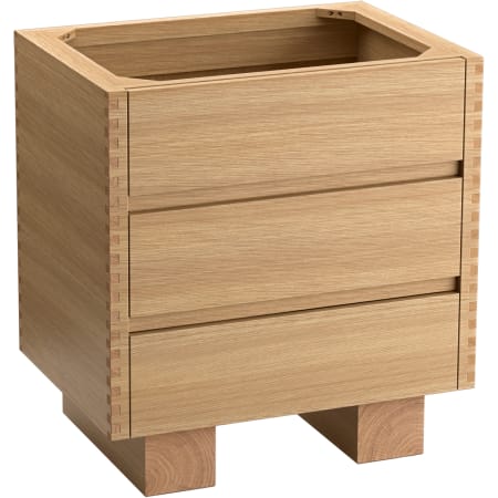 Kohler Landshapes by Daniel Arsham 31" Bathroom Vanity Cabinet Only - Less Vanity Top, Sink, and Hardware Stratified Oak