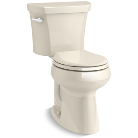 Kohler Highline Two-Piece Round-Front 1.28 gpf Toilet with Class Five Flush Technology Almond
