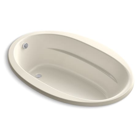 Kohler Sunward 66" Drop-In Soaking Tub with End Drain and ExoCrylic Almond