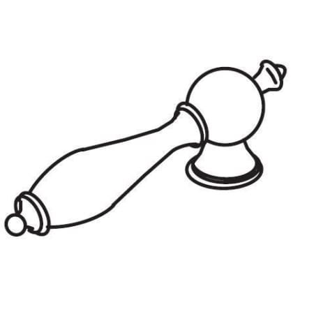 Kohler Replacement Lever Handle Assembly with Insert Polished Chrome