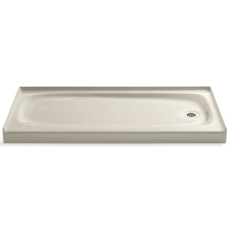 Kohler Salient 60" x 30" Single Threshold Shower Base with Right Drain Almond