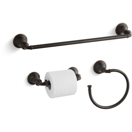 Kohler 18" Towel Bar, Towel Ring and Tissue Holder Oil Rubbed Bronze (2BZ)