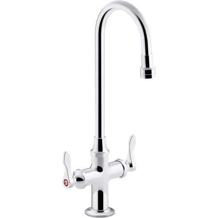Kohler Triton Bowe 1.0 GPM Single Hole Bathroom Faucet with Vandal Resistant Aerator and Lever Handles Polished Chrome