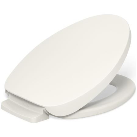 Kohler PureWarmth Elongated Toilet Seat and Lid with Soft Close, Quick Release, and Night Light Biscuit