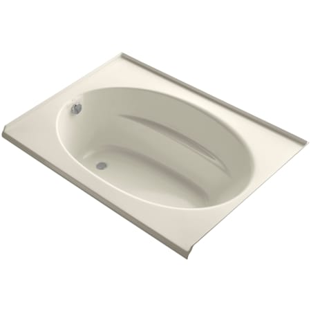Kohler Windward Collection 60" Three Wall Alcove Soaking Bath Tub with Left Hand Drain Almond
