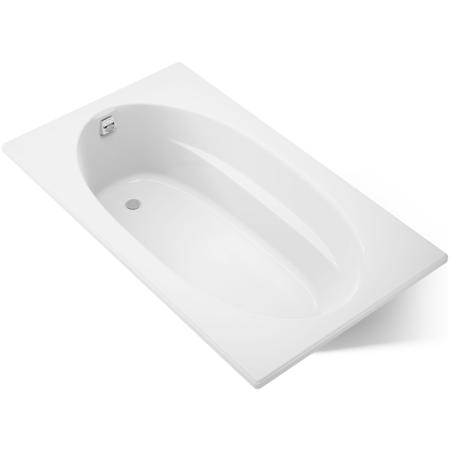 Kohler Windward Collection 72" Drop In Soaking Bath Tub with Reversible Drain White