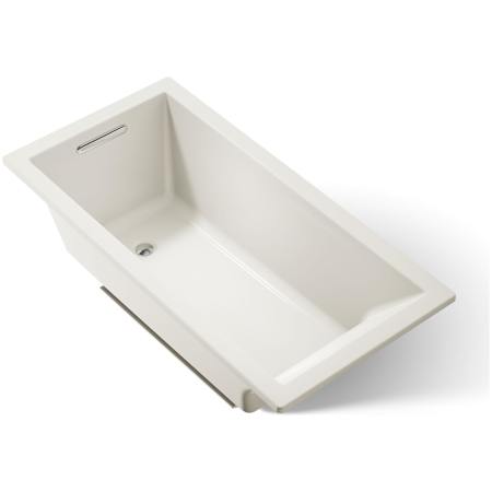 Kohler Underscore Collection 60" Drop In Deep Soaker Bath Tub with Slotted Overflow and Reversible Drain Biscuit
