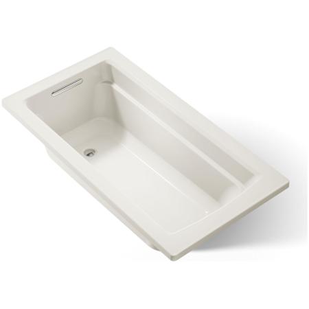 Kohler Archer Collection 60" Drop In Soaker Bath Tub with Armrests, Lumbar Support and Reversible Drain Biscuit