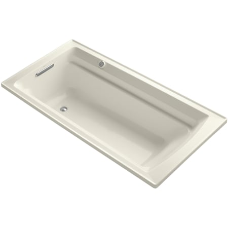 Kohler Archer 72" Drop In Acrylic Air Tub with Reversible Drain and Overflow - Comfort Depth Design Biscuit