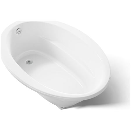 Kohler Sunward Collection 60" Drop In Soaking Bath Tub with Reversible Drain White