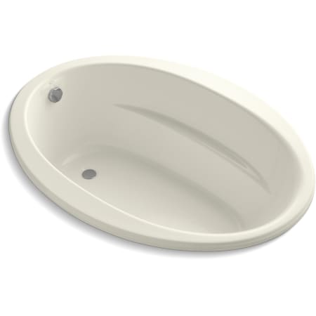 Kohler Sunward 60" Drop In Soaking Tub with Reversible Drain and Bask Biscuit