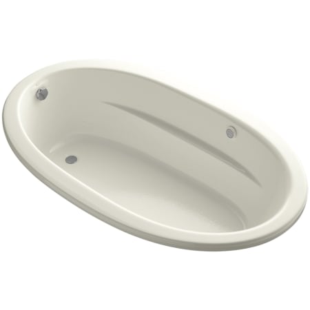 Kohler Sunward 72" Drop In Acrylic Air Tub with Reversible Drain and Overflow Biscuit