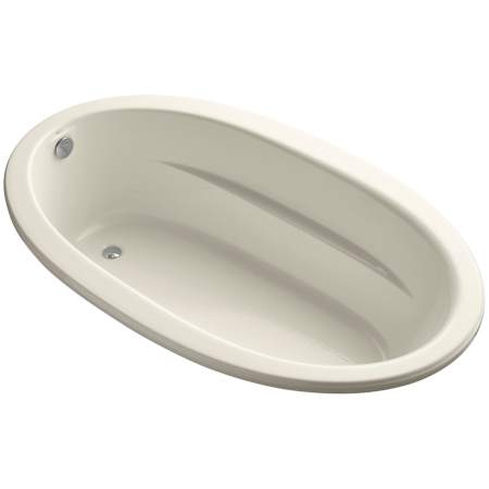 Kohler Sunward 72" Drop In Acrylic Soaking Tub with Reversible Drain and Overflow Almond