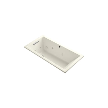 Kohler Underscore 60" Drop In Acrylic Experience Tub with Left, Reversible, Right Drain and Overflow Biscuit