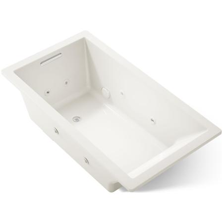 Kohler Underscore 66" Drop In, Undermount Acrylic Experience Tub with Left, Reversible, Right Drain and Overflow Biscuit